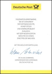 2003  Ministerkarte - Dienst am Nächsten
