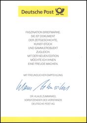 2004  Ministerkarte - Deutsche Malerei