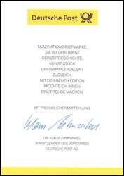 2005  Ministerkarte - Schillerjahr
