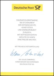 2005  Ministerkarte - Tod von Papst Johannes Paul II.