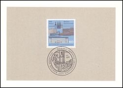 1988  Ministerkarte - 600 Jahre Klner Universitt