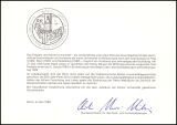 1988  Ministerkarte - 600 Jahre Kölner Universität