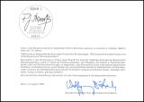 1995  Ministerkarte - Franz Josef Strauß