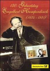 2004  Postamtliches Erinnerungsblatt - Engelbert Humperdinck