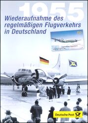 2005  Postamtliches Erinnerungsblatt - Regelmiger Flugverkehr
