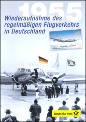 2005  Postamtliches Erinnerungsblatt - Regelmäßiger Flugverkehr