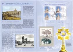 2005  Postamtliches Erinnerungsblatt - Dresdner Frauenkirche