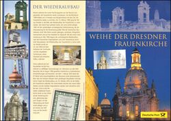 2005  Postamtliches Erinnerungsblatt - Dresdner Frauenkirche