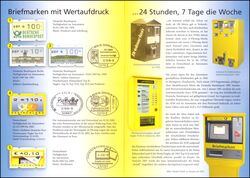 2008  Postamtliches Erinnerungsblatt - Neue Automatenmarken