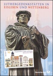 2009  Postamtliches Erinnerungsblatt - Luthergedenksttten