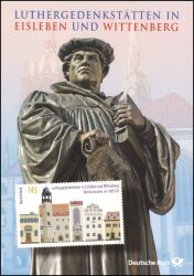 2009  Postamtliches Erinnerungsblatt - Luthergedenkstätten