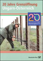2009  Postamtliches Erinnerungsblatt - 20 Jahre Grenzöffnung