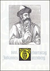 2000  Sonderausgabe - Johannes Gutenberg