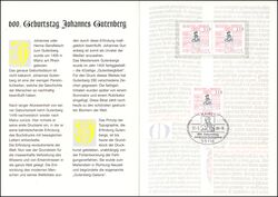 2000  Sonderausgabe - Johannes Gutenberg