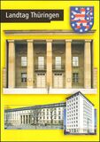 2001  Faltkarte - Landtag Thringen