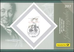 2017  Treuegabe der Deutschen Post - 200 Jahre Fahrrad