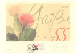 2003  Briefmarkengrafik - Post: Rosengru