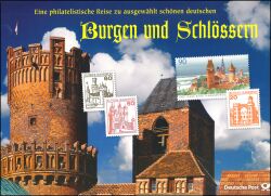 2009  Faltkarte der Deutschen Post - Burgen und Schlösser