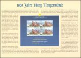 2009  Faltkarte der Deutschen Post - Burgen und Schlösser