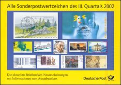 2002  Postwertzeichen des III. Quartals