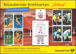 2002  Bezaubernde Briefmarken - Zirkus