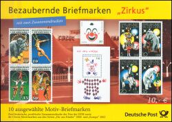 2002  Bezaubernde Briefmarken - Zirkus