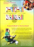 2011  Postamtliches Erinnerungsblatt - Fußball-WM...