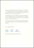 1990  Ministerkarte - Geschichte der Post und...