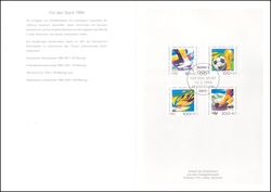 1994  Ministerkarte - Sporthilfe
