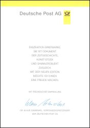 1995  Ministerkarte - Sporthilfe