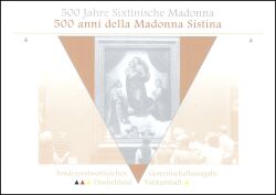 2012  Faltkarte - 500 Jahre Sixtinische Madonna