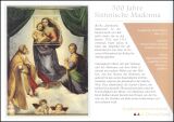 2012  Faltkarte - 500 Jahre Sixtinische Madonna