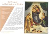 2012  Faltkarte - 500 Jahre Sixtinische Madonna