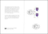 1993  Faltkarte - Übergabe des Postwertzeichens Hessen