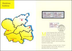 1997  Faltkarte - Briefpost Direktion Koblenz