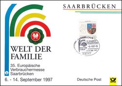 1997  Werbekarte - 35. Europische Verbrauchermesse