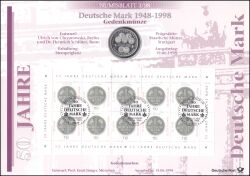 1998  Numisblatt - 50 Jahre Deutsche Mark