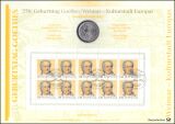 1999  Numisblatt - 250. Geburtstag von Johann Wolfgang v....