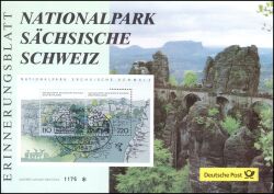 1998  Sonderkarte - Nationalpark Sächsische Schweiz