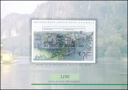 1998  Faltkarte - Nationalpark Schsische Schweiz