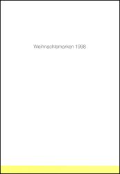1998  Faltkarte - Weihnachten