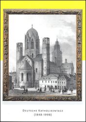 1998  Faltkarte - 150 Jahre Deutsche Katholikentage