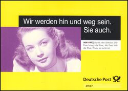 1998  Faltkarte - Deutsche Post Brief Kundenservice