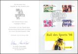 1998  Faltkarte - Ball des Sports `98