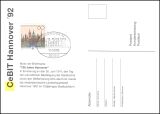 1992  Werbekarte - CeBIT Hannover `92