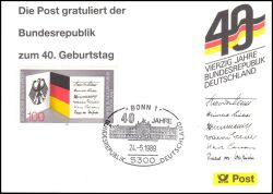 1989  40 Jahre Bundesrepublik Deutschland