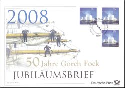 2008  Jubiläumsbrief  - 50 Jahre Gorch Fock