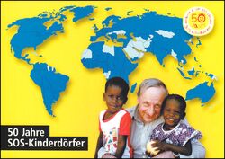 1999  Faltkarte - 50 Jahre SOS-Kinderdrfer