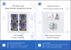 2011  Postamtliches Erinnerungsblatt - Kaiser-Wilhelm-Gedchtnis-Kirche