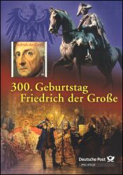2012  Postamtliches Erinnerungsblatt - Friedrich der Große